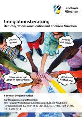 Plakat - Integrationsberatung LK München